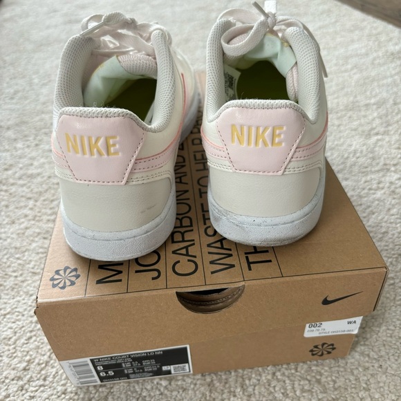 Nike Women’s Court Vision Lo NN Sneaker Shoes Phantom & Light Pink Size 8 - Picture 4 of 10